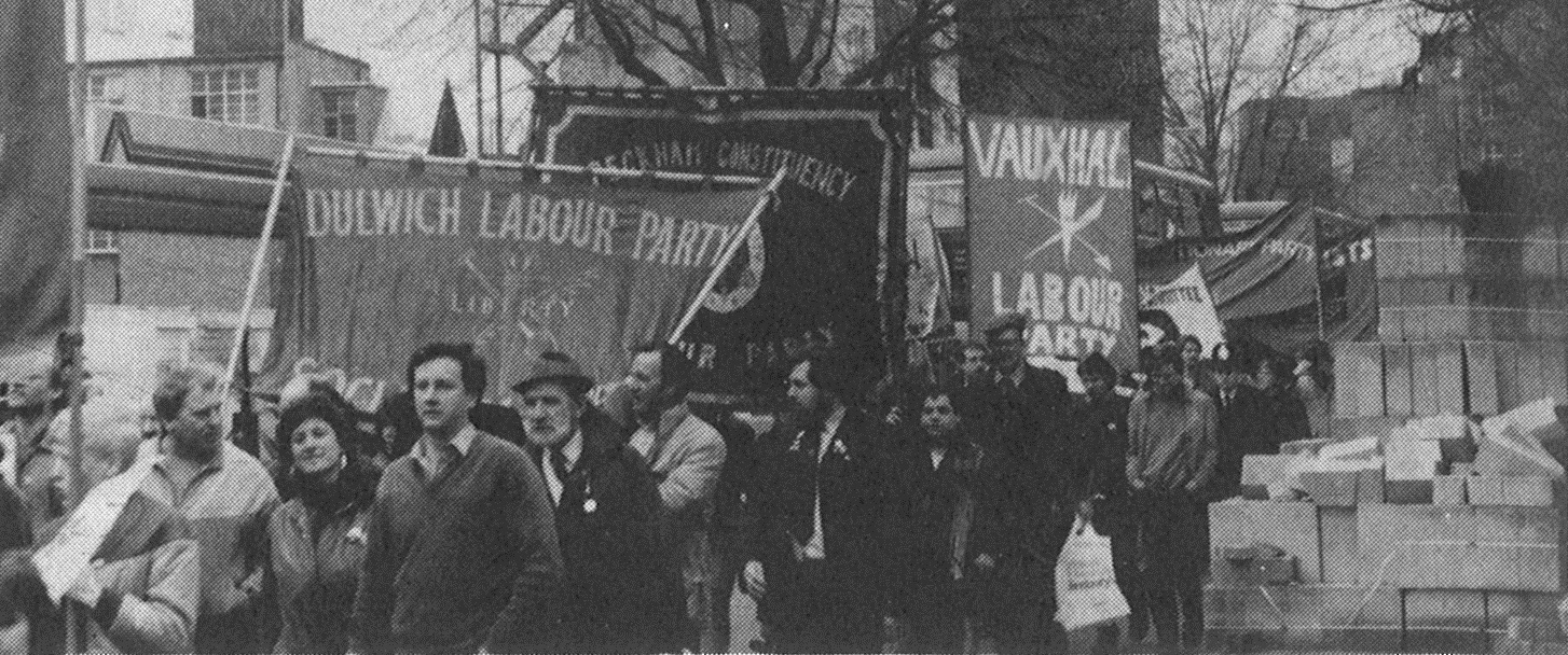 Lambeth Labour banners June 1984